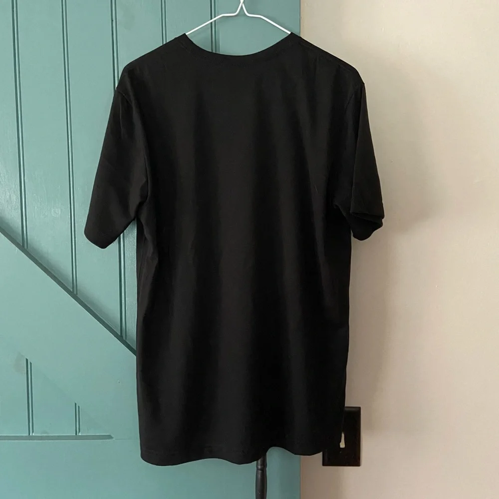 NEW! Custom Made Let It Be With Flower Black T-shirt - Picture 3 of 6